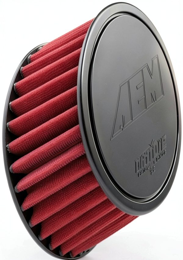 AEM Performance Air Filter 21-202DK Synthetic Oil-Free 6in Diameter-0