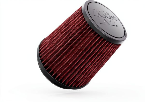 K&N Universal Clamp-On Air Filter RU-4740 Reusable Engine Air Intake-0