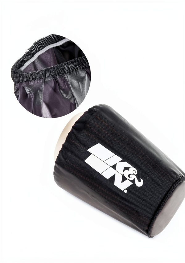 K&N Air Filter Wrap Pre‑Filter RF‑1015DK Silicone Treated Polyester-1