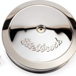 Edelbrock 1221 Round Air Filter 14" Diameter Satin Finish-0