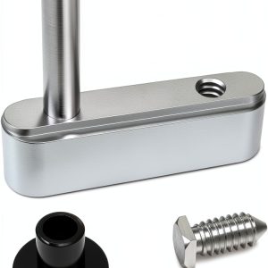 Shower Door Pivot Block 3/4" Pin by Shuisen Black Metal Alloy-0