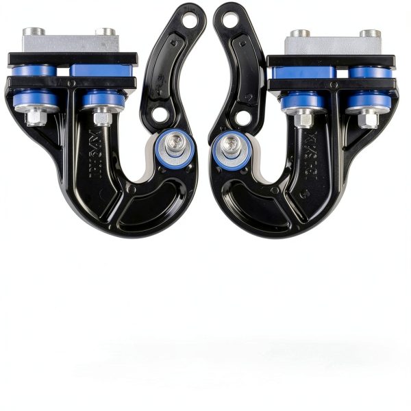 Peterbilt Lower Hood Pivot Kit Sixcow Heat Treated Cast Steel Set-8