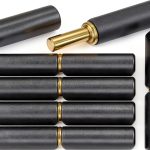 Weld on Barrel Hinges STSTR Carbon Steel 6pcs 2-1/2" Long Black-0