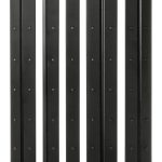 4PCS 12Inch Black Continuous &Piano Hinge, Heavy Duty Stainless Steel 304 Continuous Hinges Piano Boat Hinges, 0.04" Thickness Folding Cabinet Door Butt Hinge-0