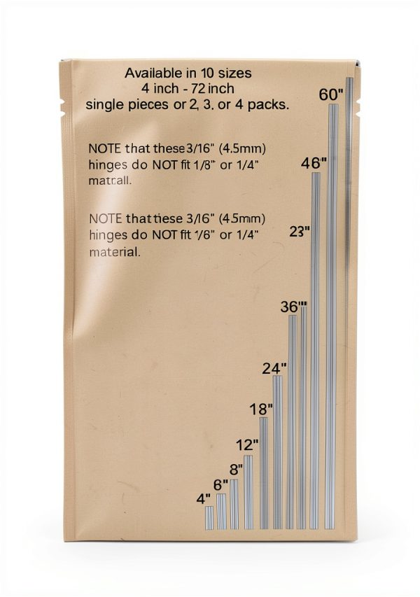 Clear PVC Hinge Piano Style 24 Inch DistinctAndUnique Lid Hinge-7