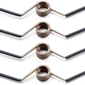 Self-Opening Door Hinge Spiral Z-Shaped Spring, Suitable for Hinges with a Radius of 5/8", Provides Reverse Elastic Force to Achieve Automatic Door Reset (Two Pairs)-0